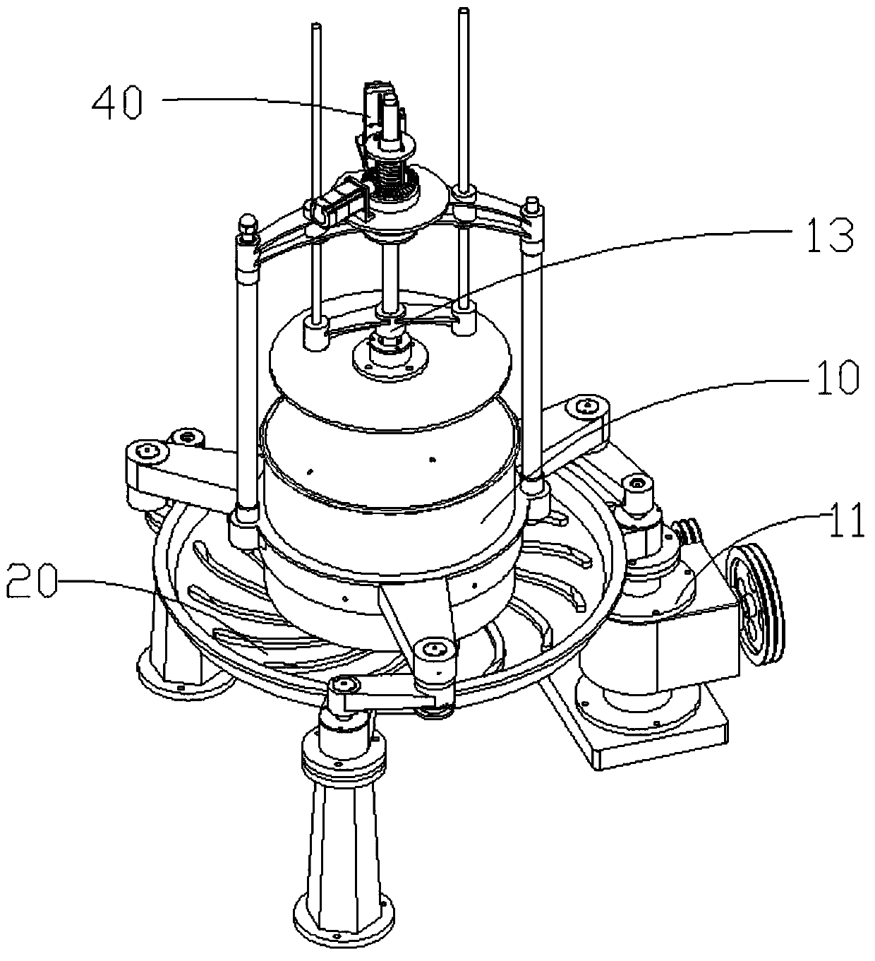 Tea leaf rolling device