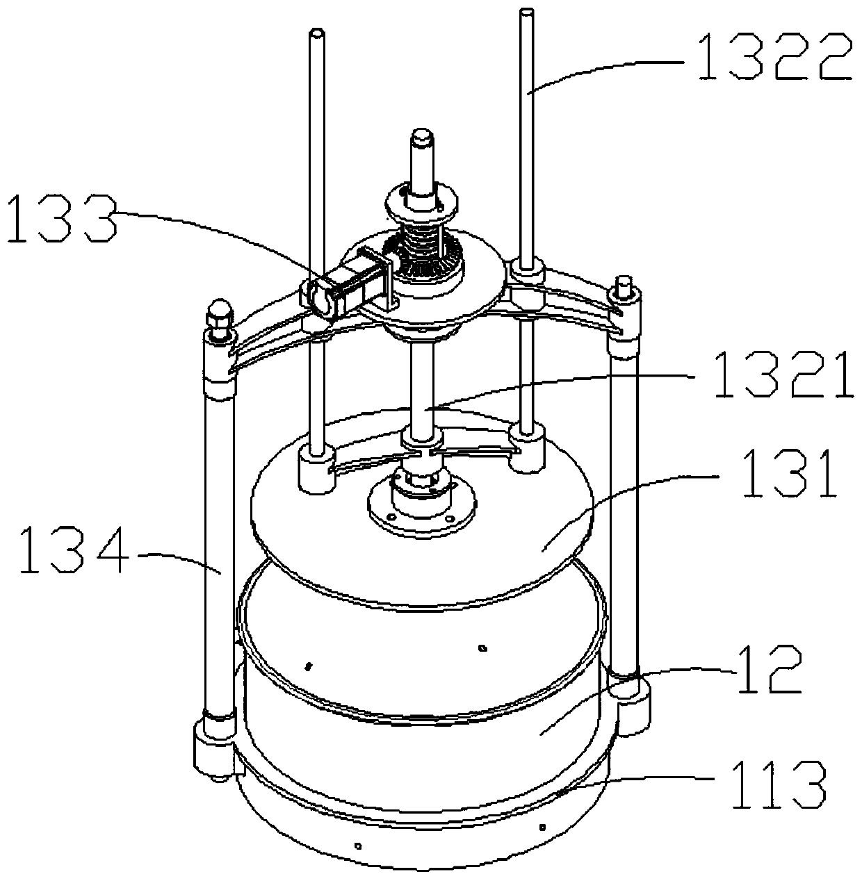 Tea leaf rolling device