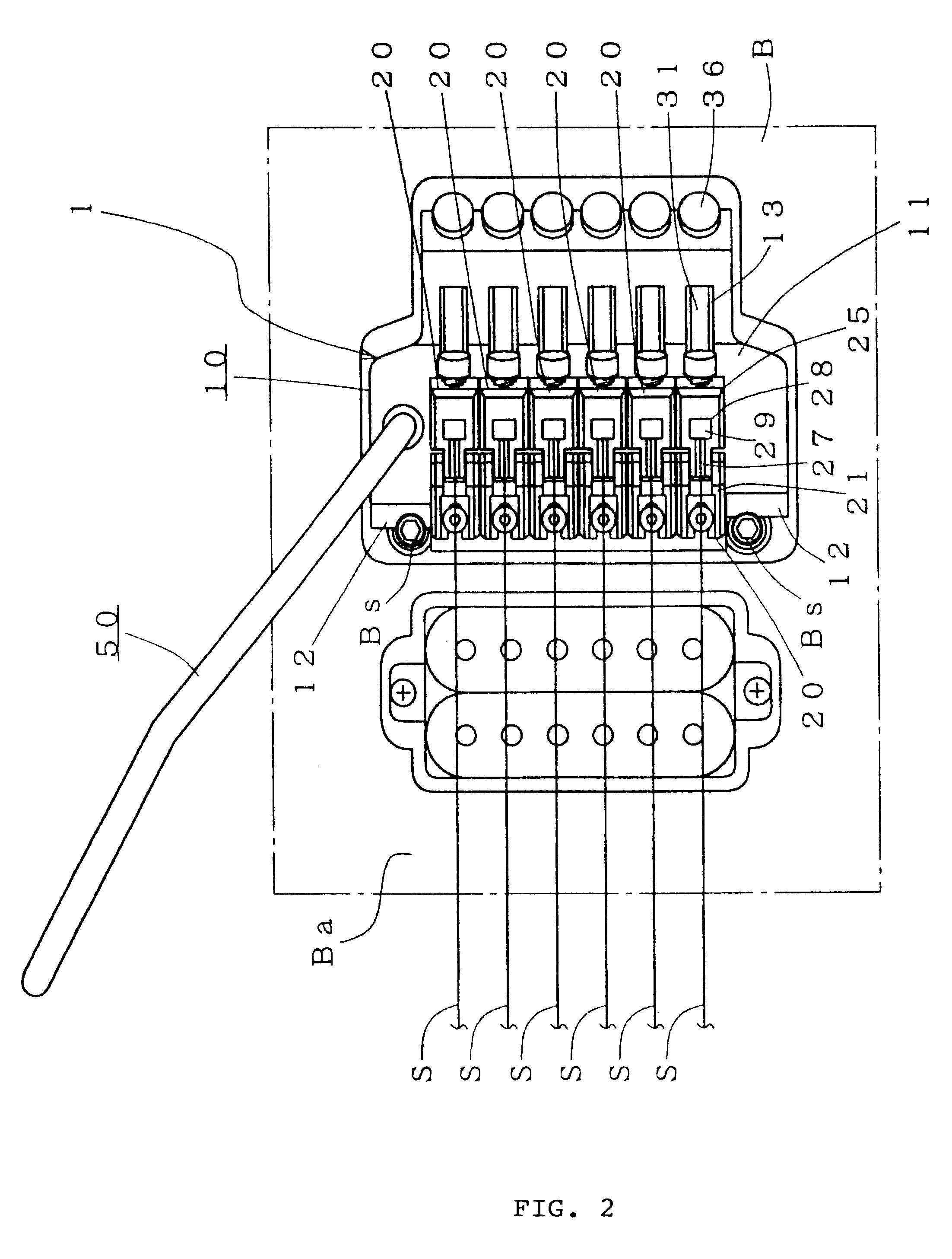 Tremolo for stringed musical instruments