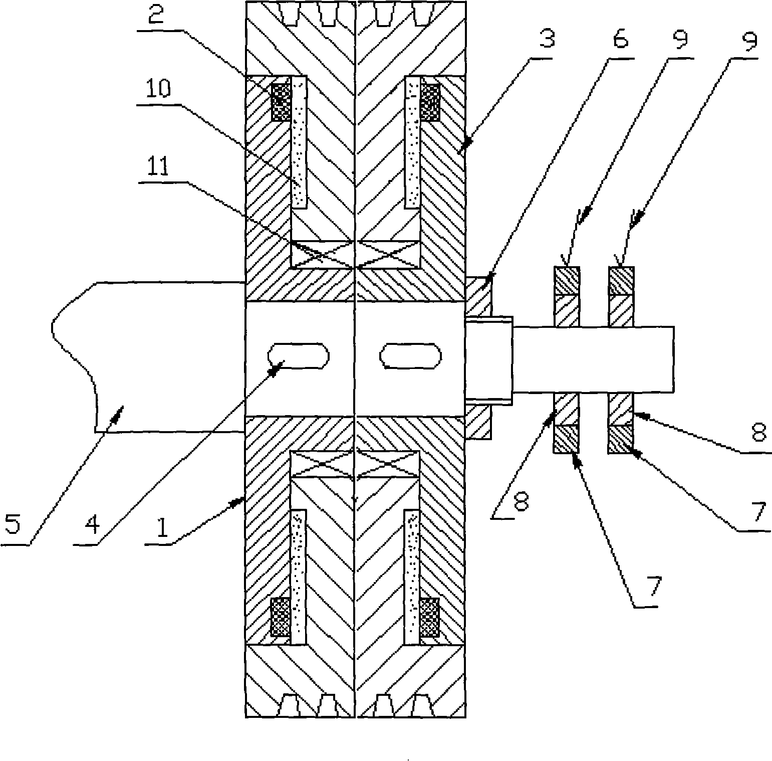 High-speed forging machine two-way clutch brake device