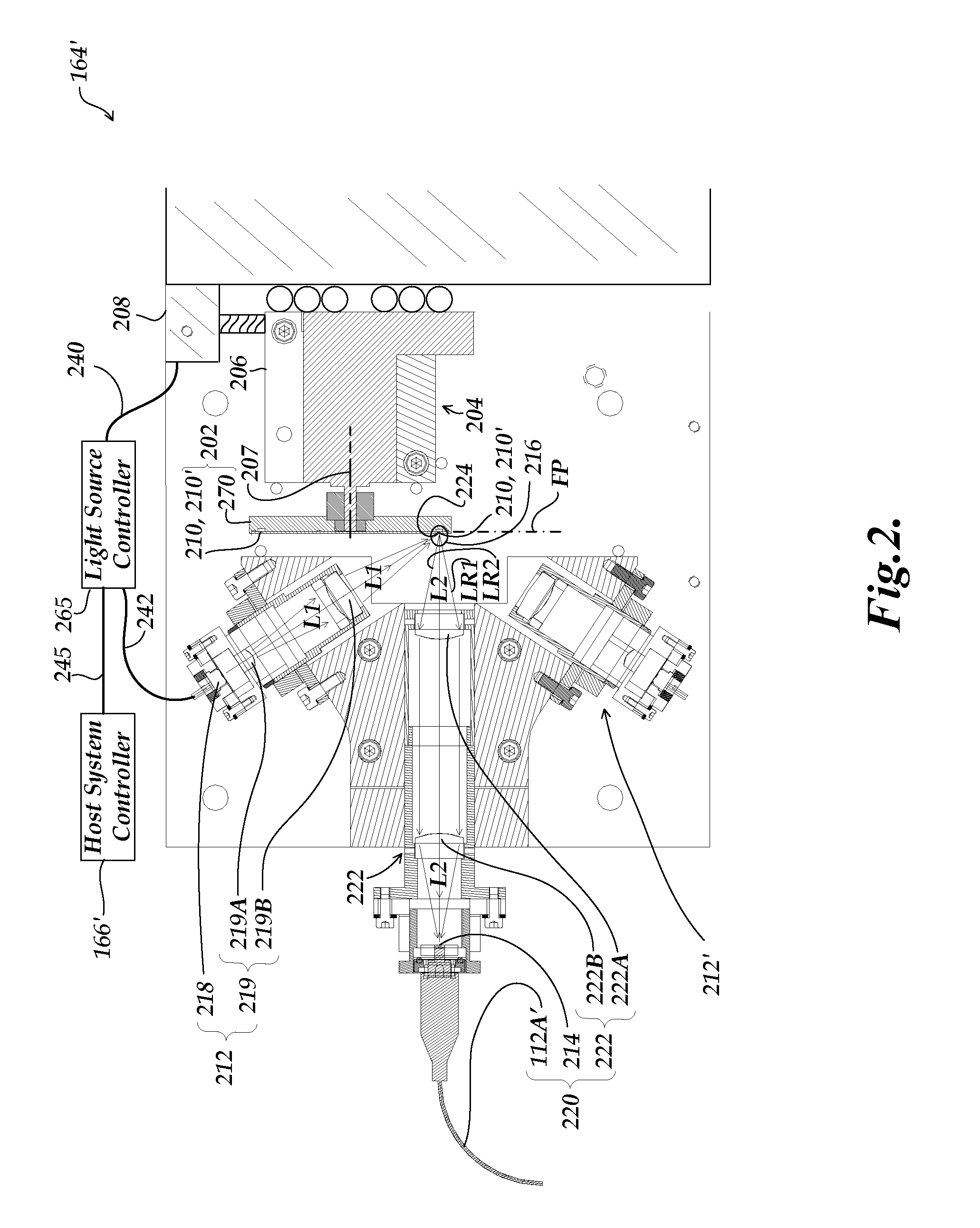 Phosphor wheel configuration for high intensity point source