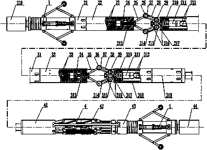 Long-reach horizontal well coiled tubing drilling robot