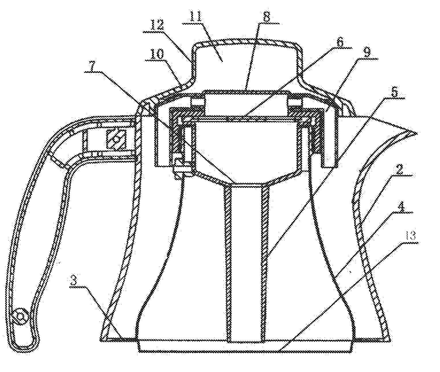 Kettle for beverage, electric water kettle and cableless electric kettle for beverage