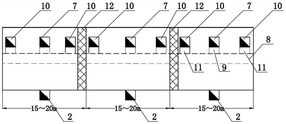 Zoned upward layering filling mining method for medium-thick steep dip extremely-broken ore body