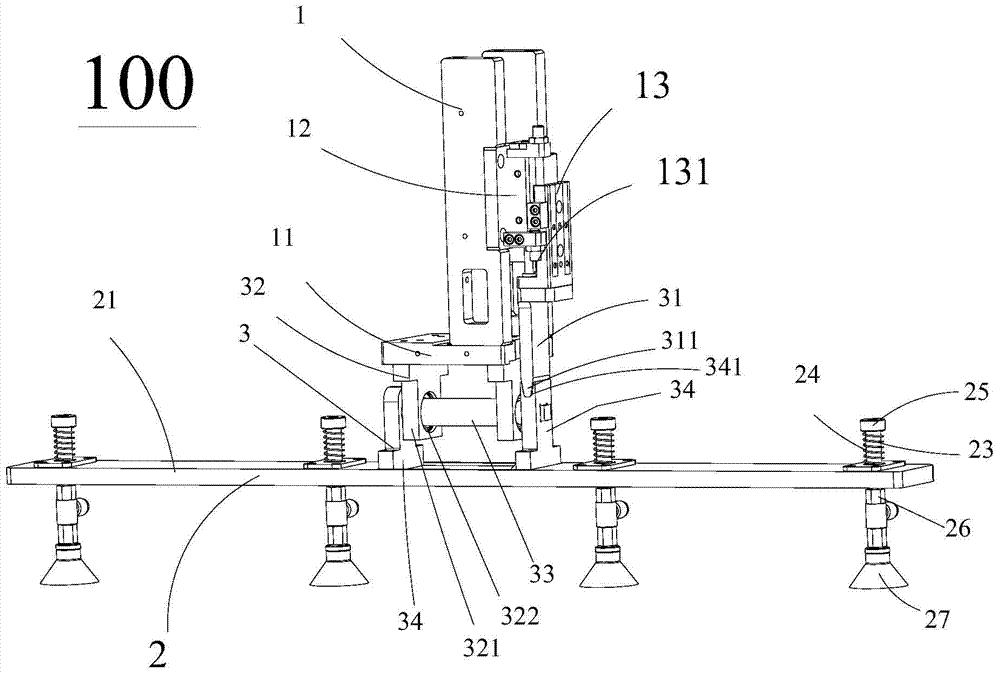 Gripping device and method for grabbing products