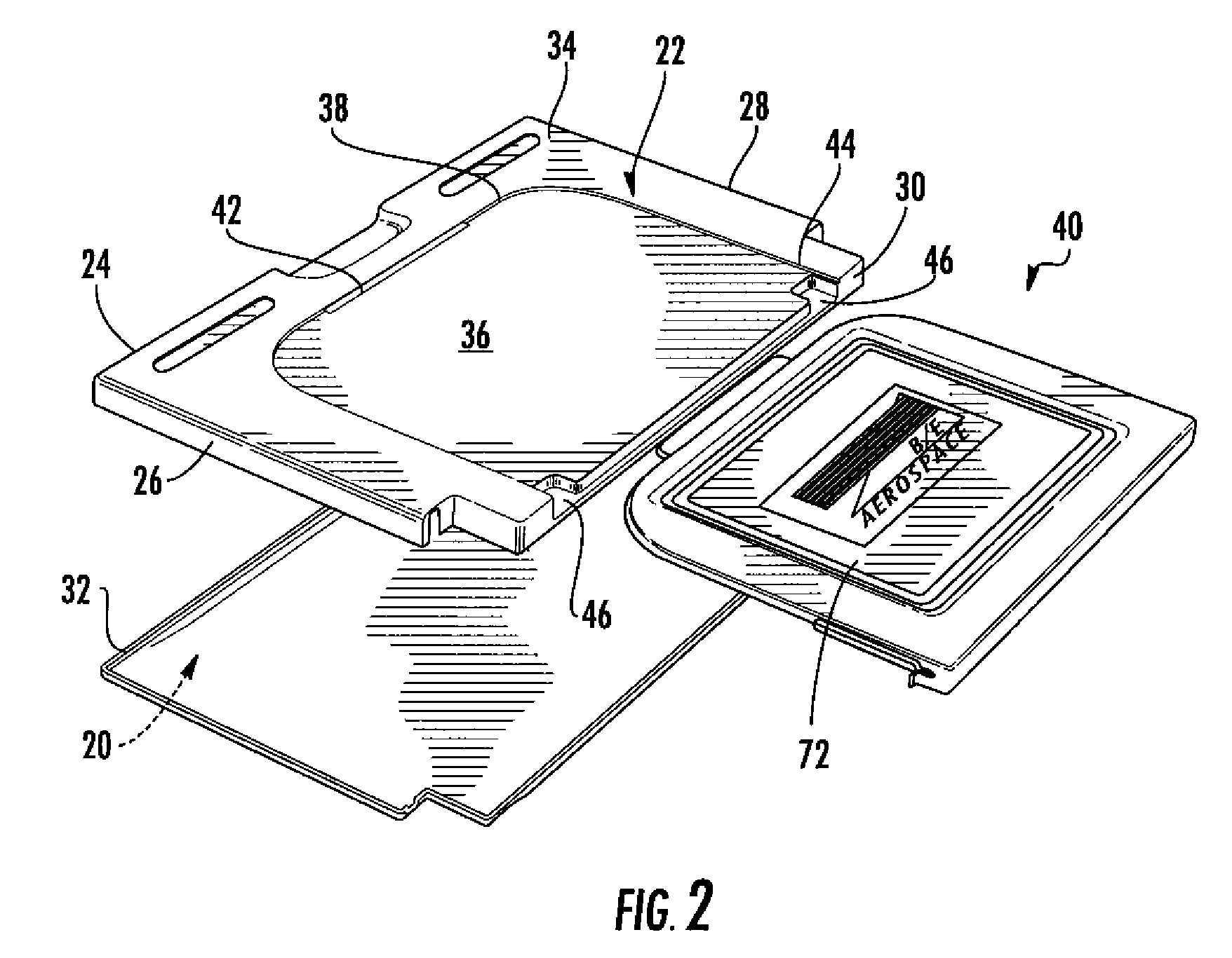 Meal tray with advertising display