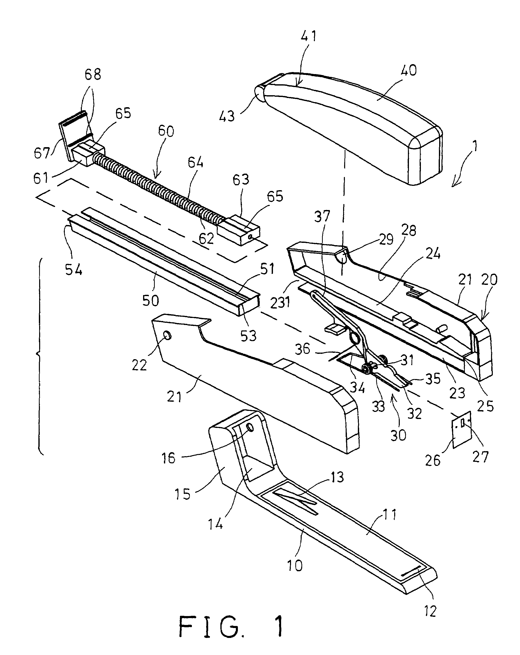 Stapling device