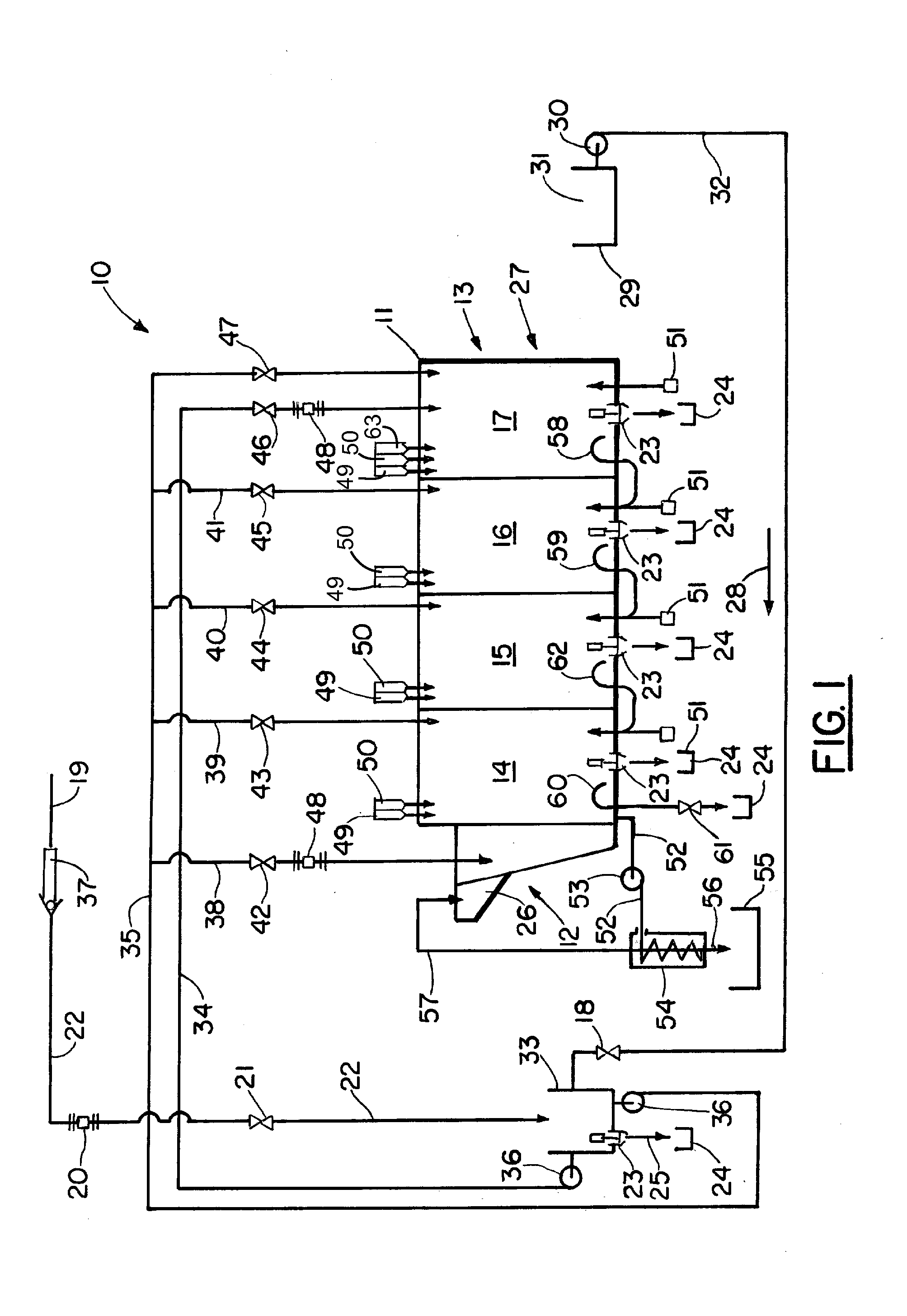 Floor mat and particulate laden material washing apparatus and method