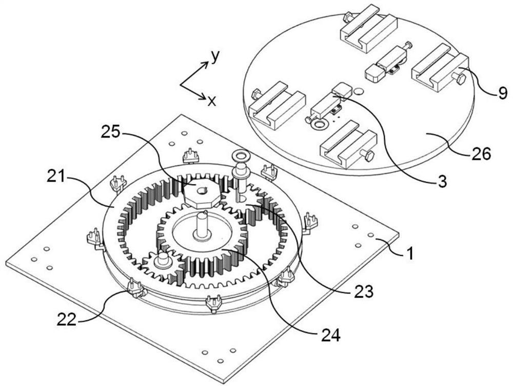 Two-dimensional eccentric rotation nonlinear energy sink device and vibration absorption and energy consumption method