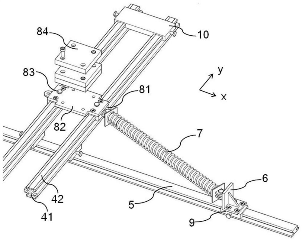 Two-dimensional eccentric rotation nonlinear energy sink device and vibration absorption and energy consumption method