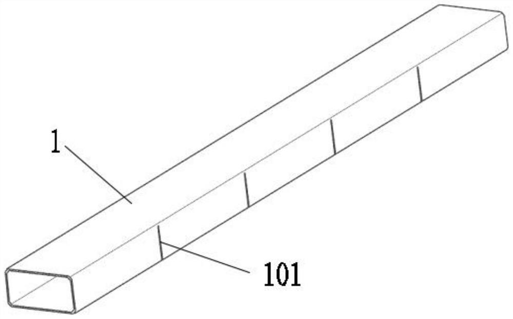 Structural part of wind power blade and preparation method of wind power blade shell