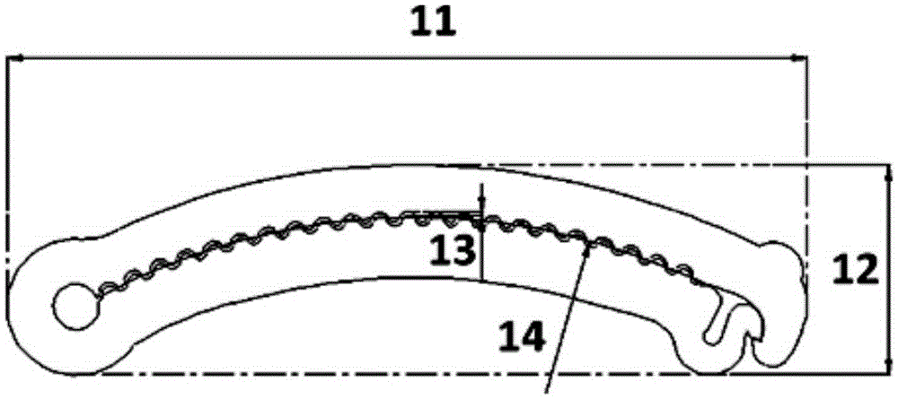 A metal vascular clip capable of directional degradation and absorption and its preparation method