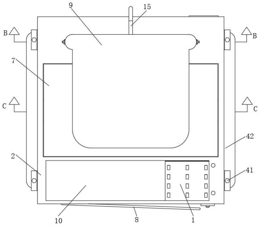 Logistics weighing device convenient for logistics teaching