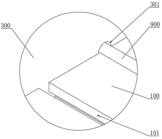 A prefabricated building cold-formed thin-walled light steel skeleton transfer device