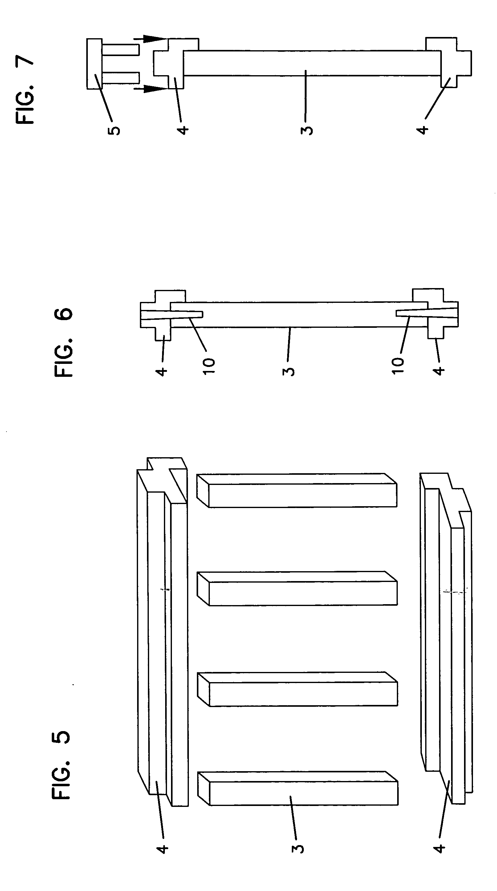 Biopolymer structures and components including column and rail system