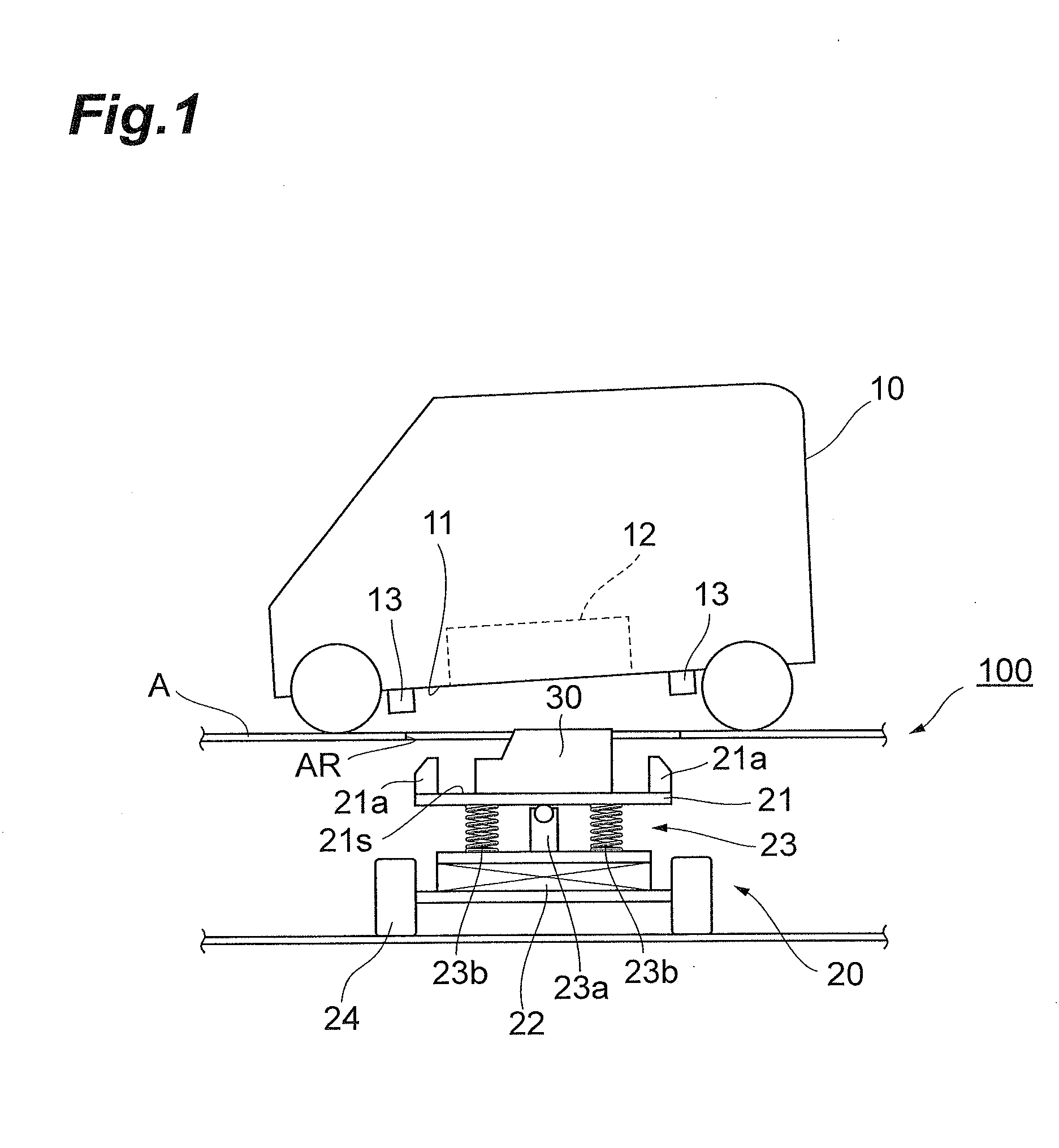 Battery unit mounting apparatus and battery unit mounting structure