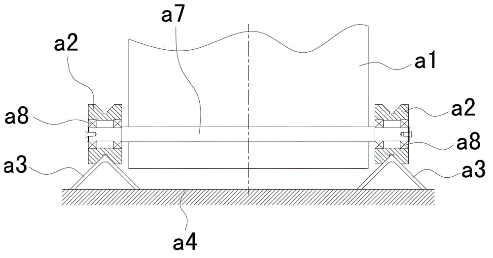 Horizontal movement device for hoisting machine