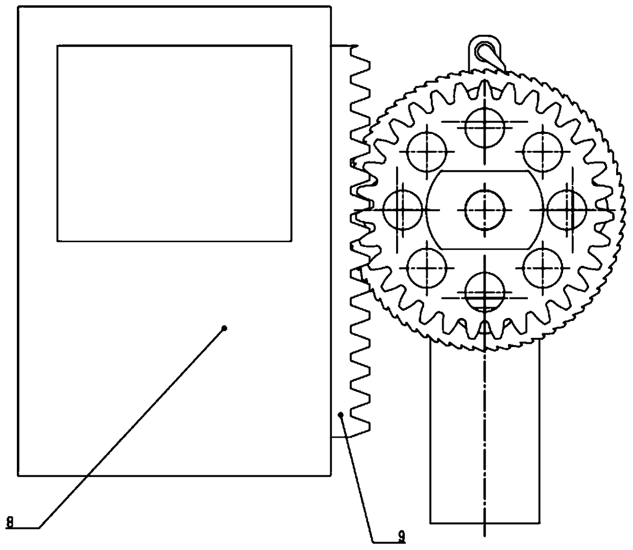 A lens propulsion actuator