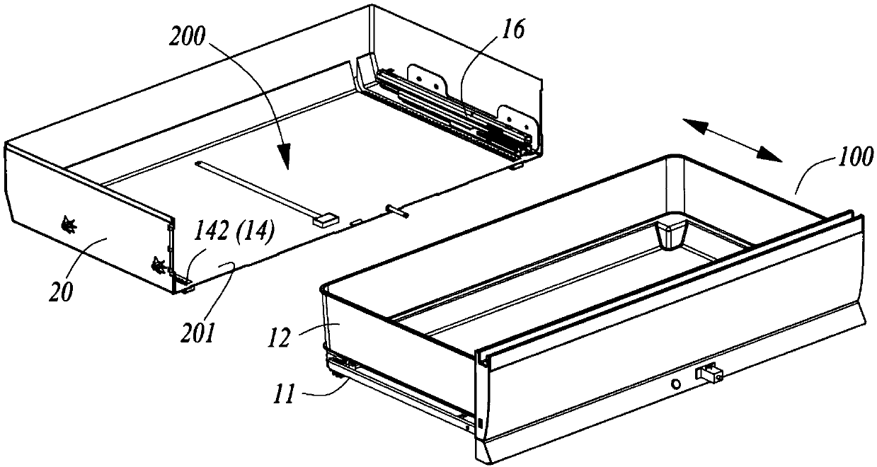 Automatic popup type drawer assembly and refrigerator with drawer assembly