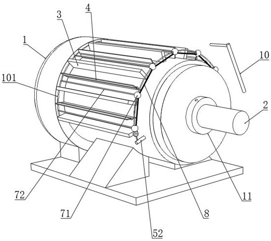 A self-assisted shaking type double air-cooled motor