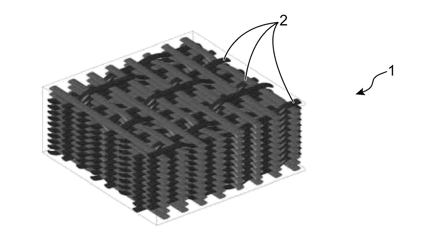 Method for producing a composite including a ceramic matrix