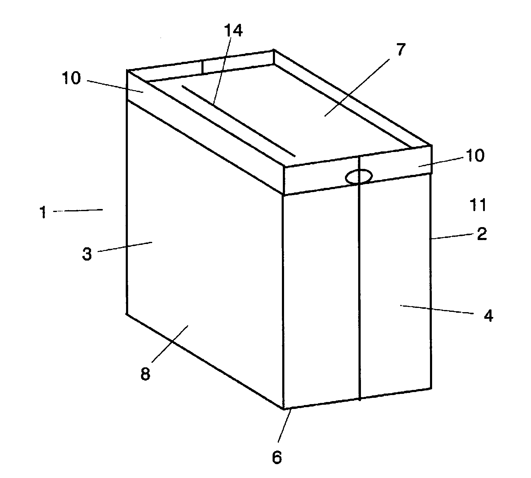 Packaging bag having handle