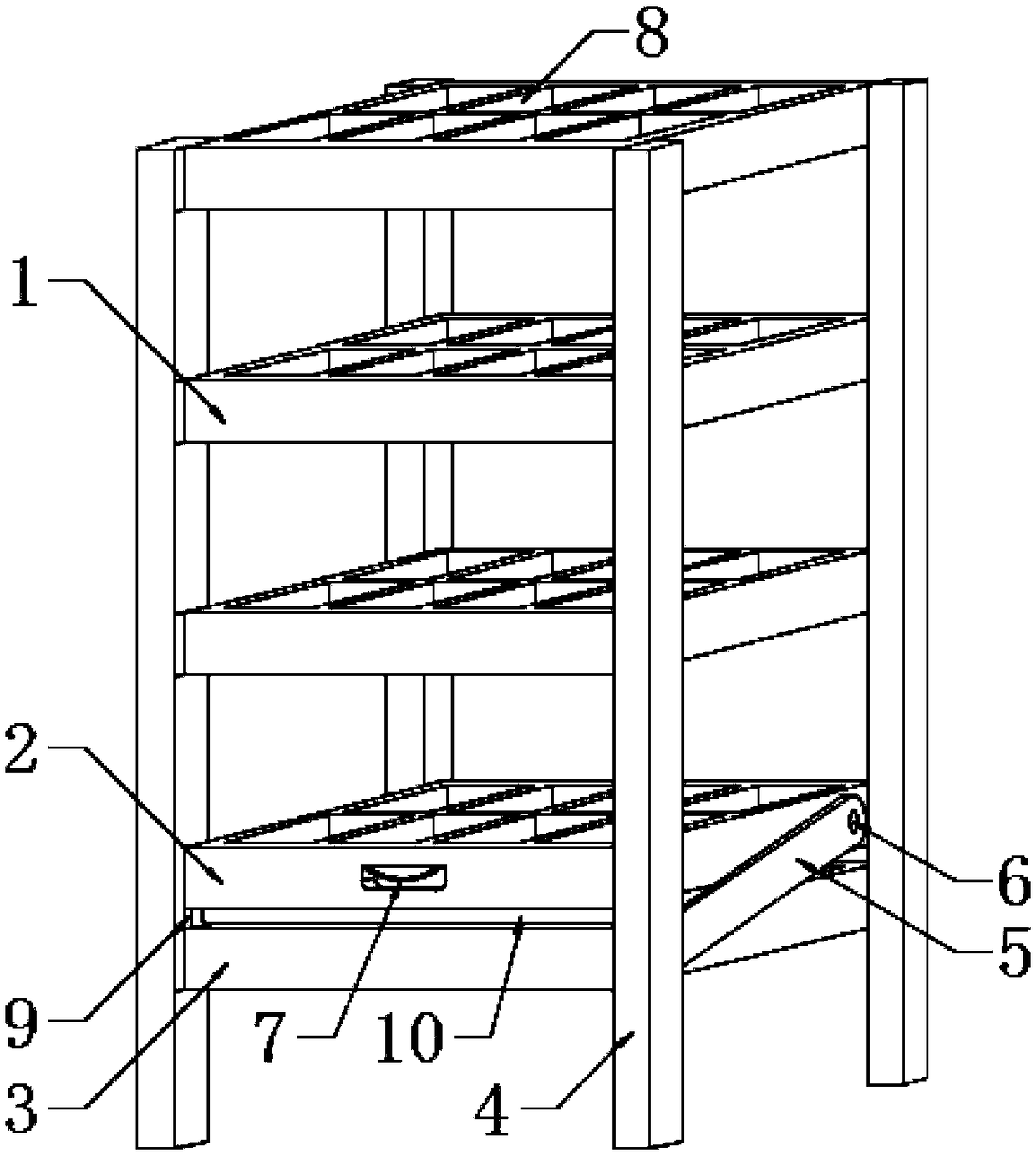 Plant factory vegetable planting system and equipment