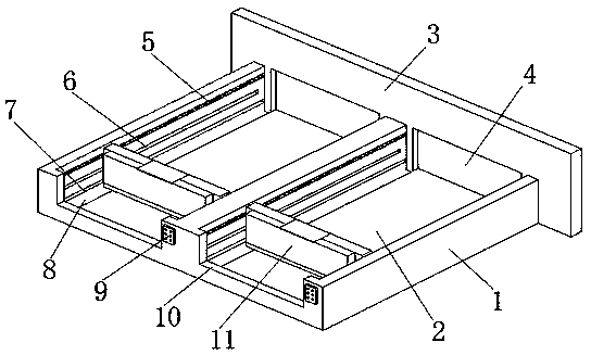 Farming pen with auto-cleaning function and good convenience of driving livestock out