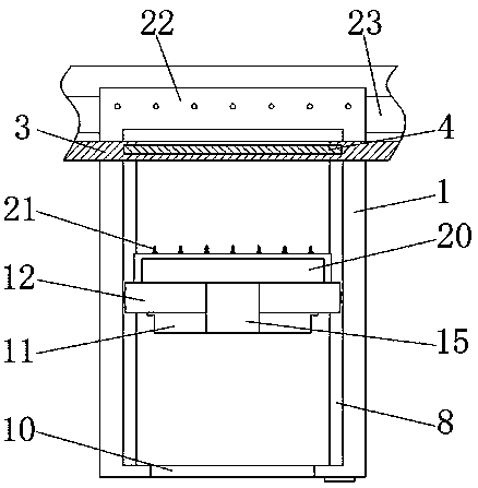 Farming pen with auto-cleaning function and good convenience of driving livestock out