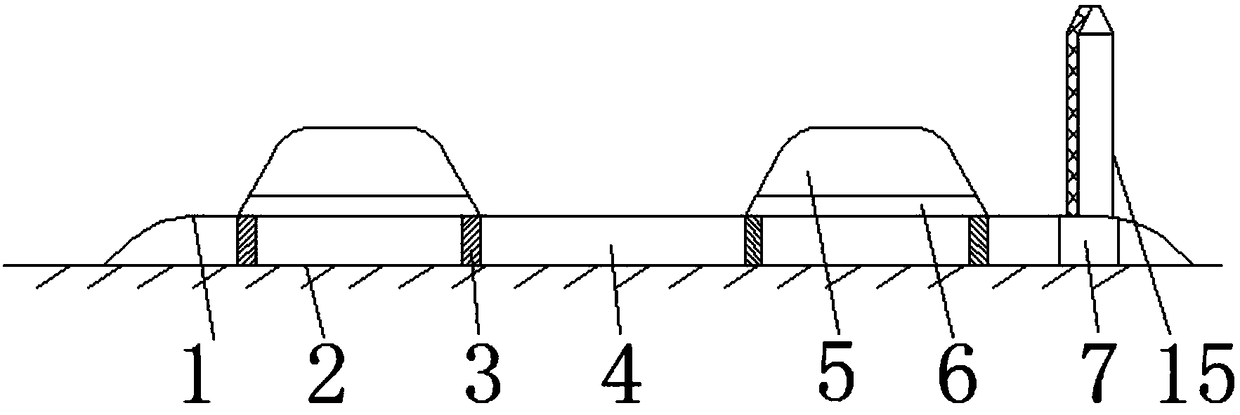 Road parking space for municipal engineering