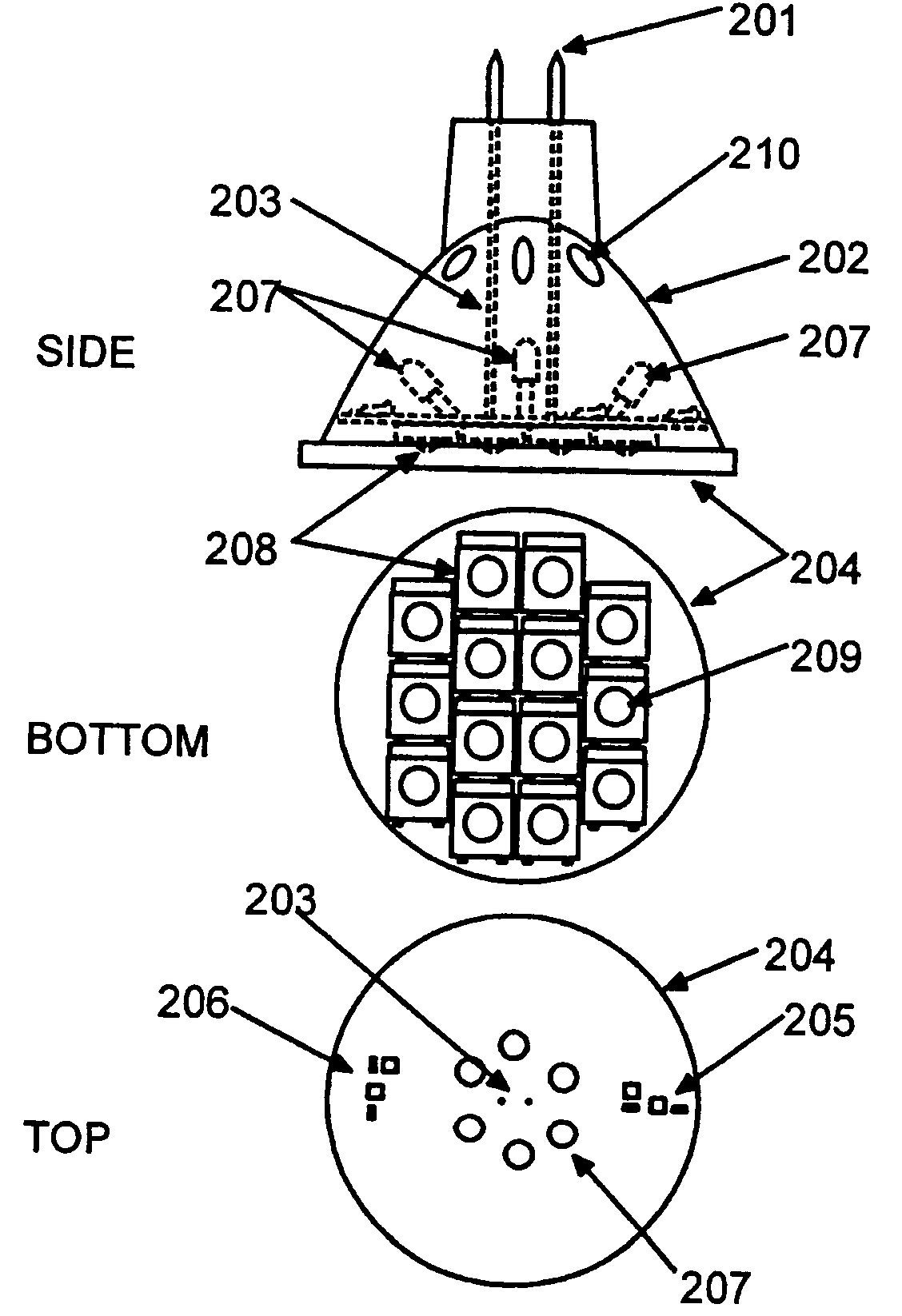 Light emitting diode replacement lamp