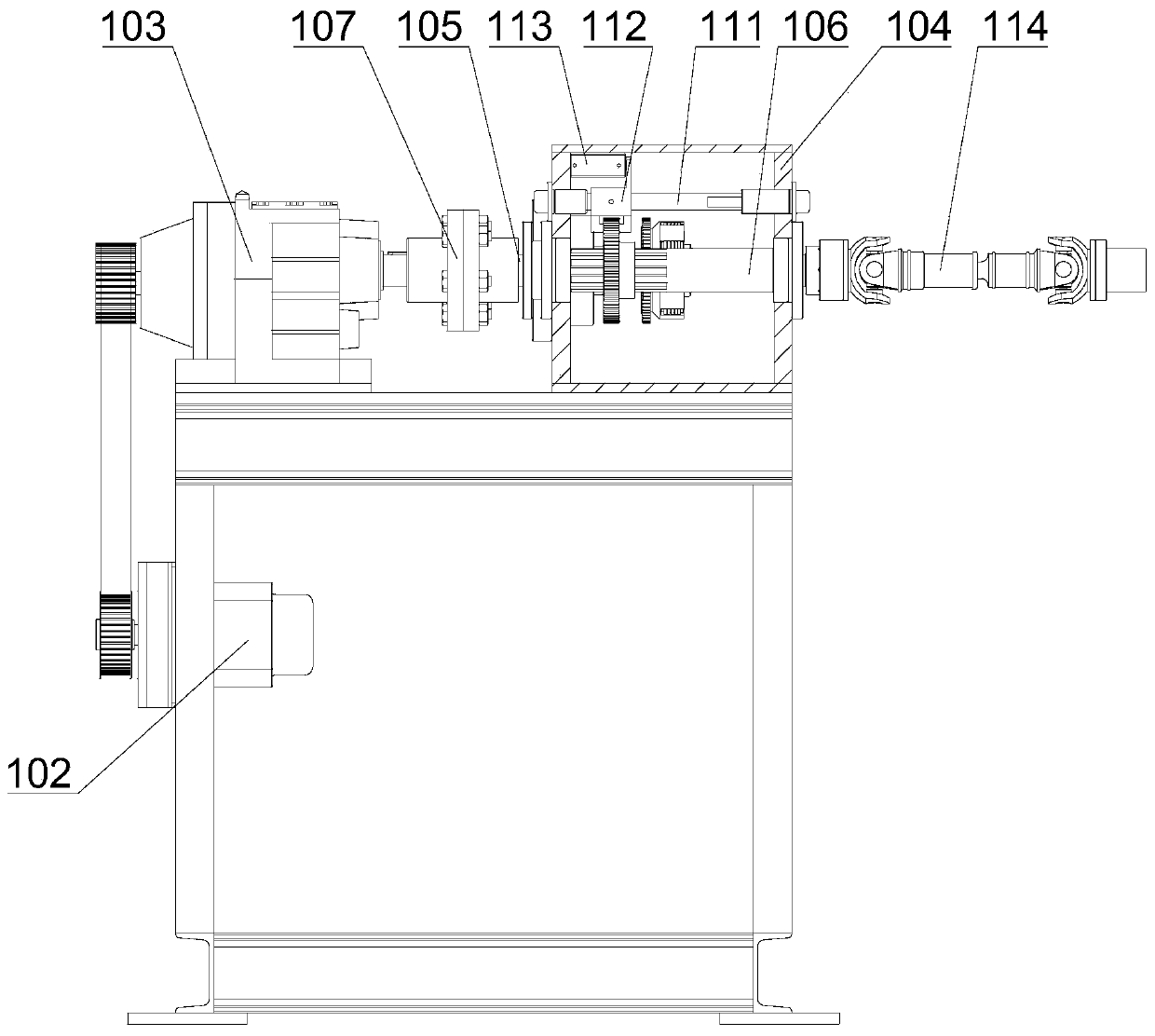 Winding device of unwinding machine