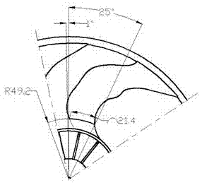 High-flow low-noise electronic fan assembly