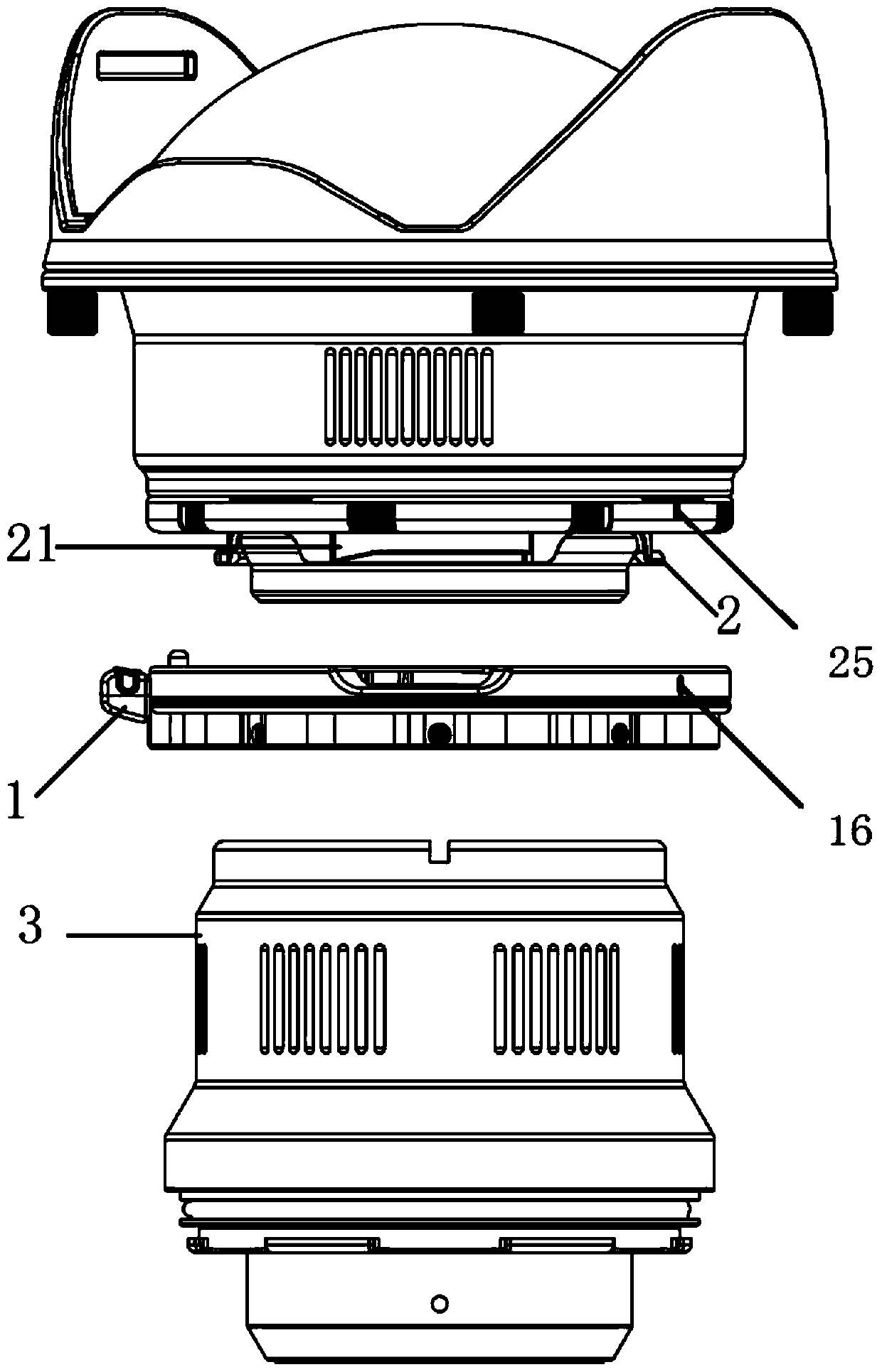 Novel rotary fast-assembly interface device