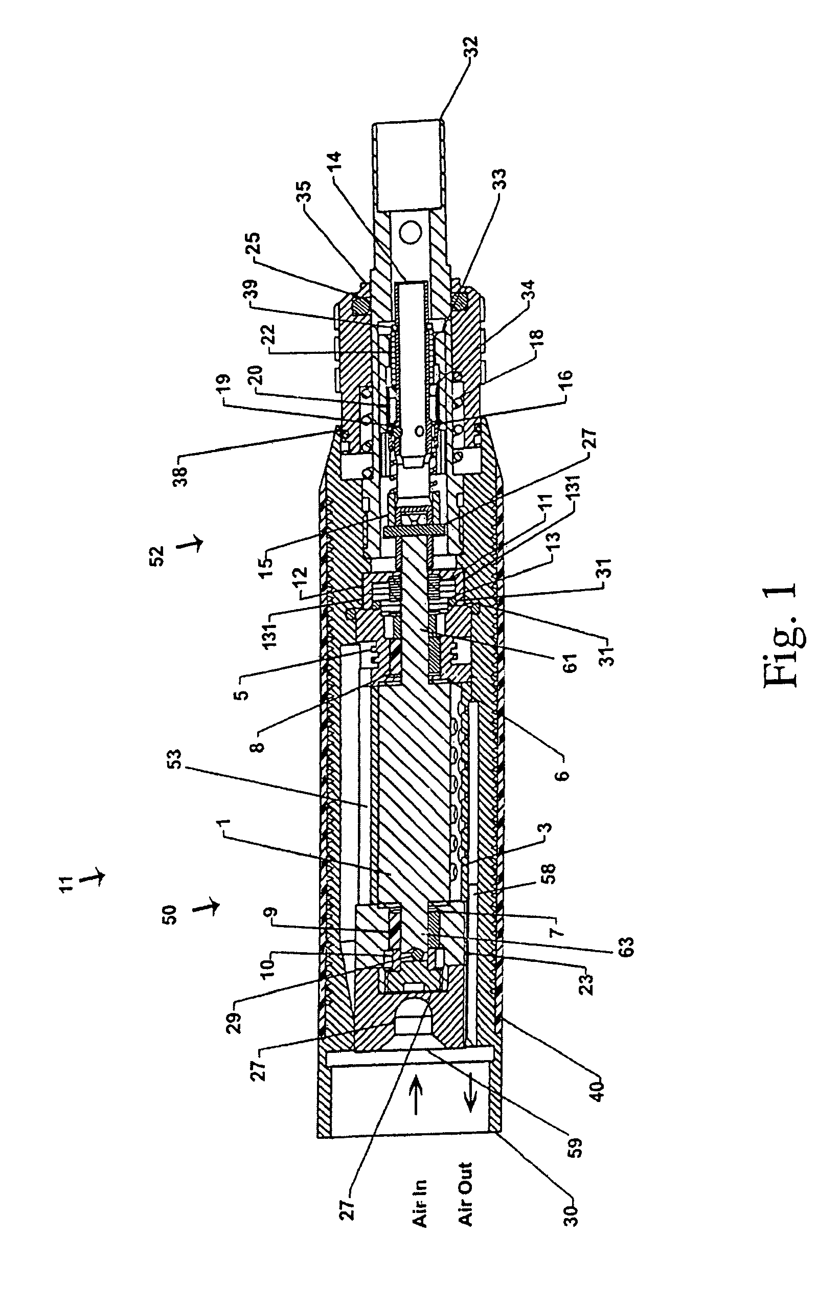 Surgical pneumatic motor for use with MRI