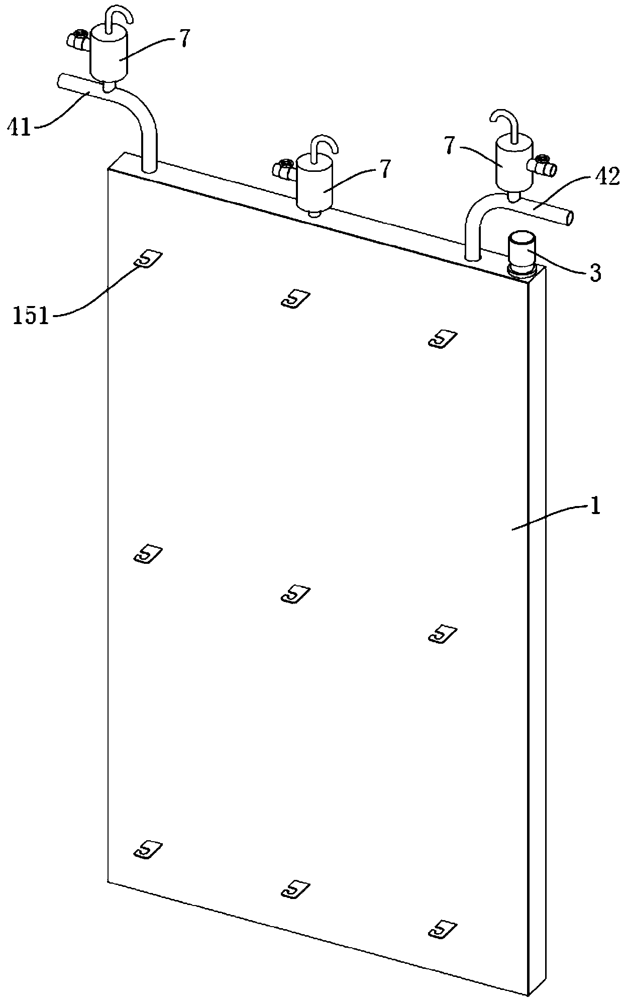 A kind of solar receiving device and heat absorber