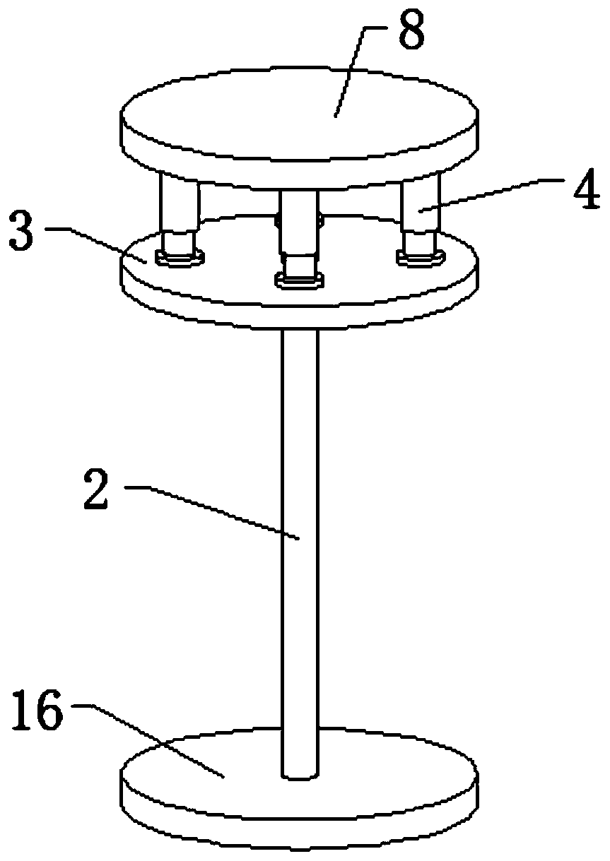 Drying device for plywood production