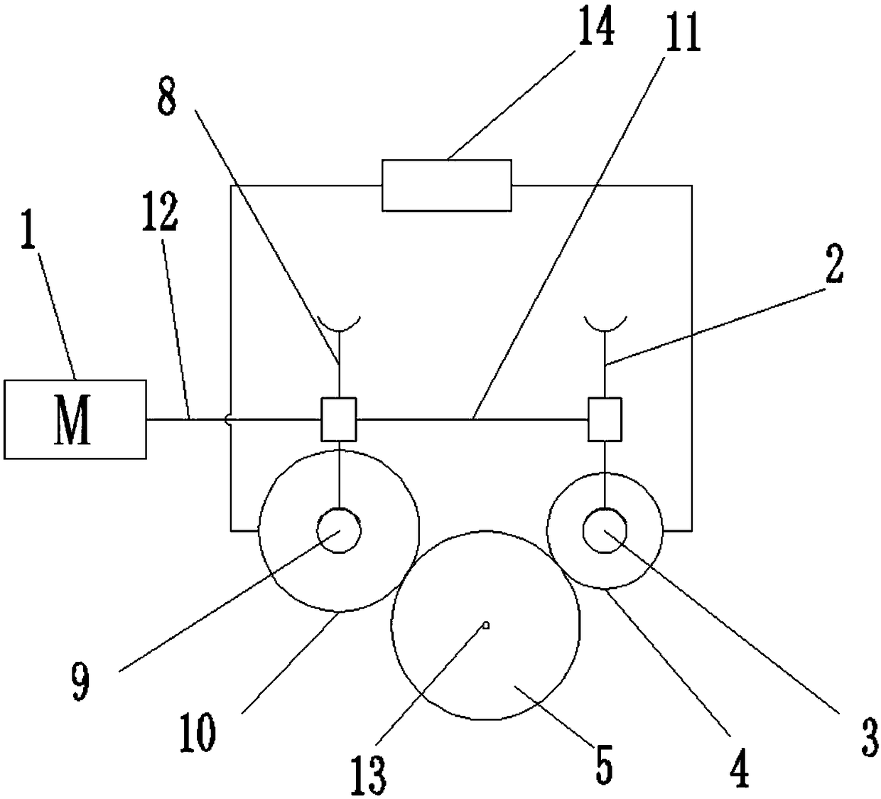 Novel worm gear type speed changer and speed changing method thereof