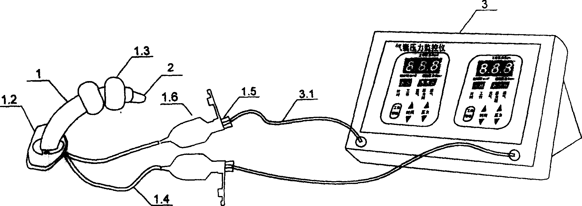 Double airbag trachea cannula