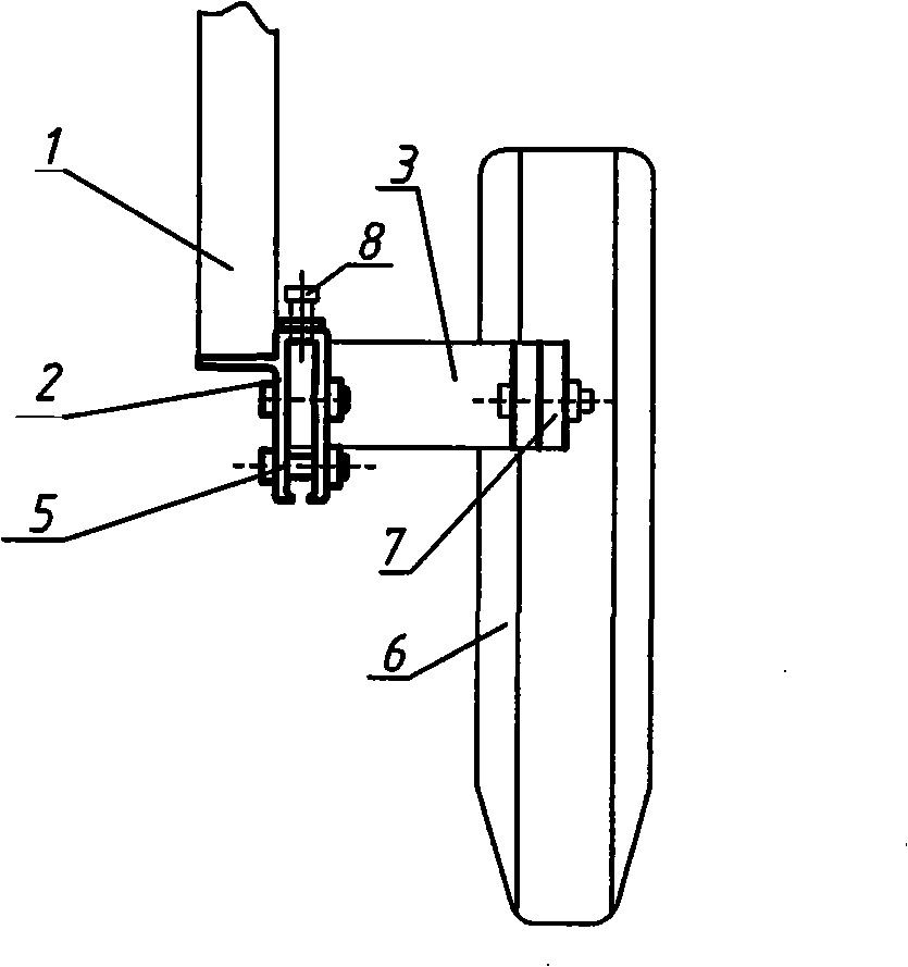 Sliding-raising mechanism of ditcher