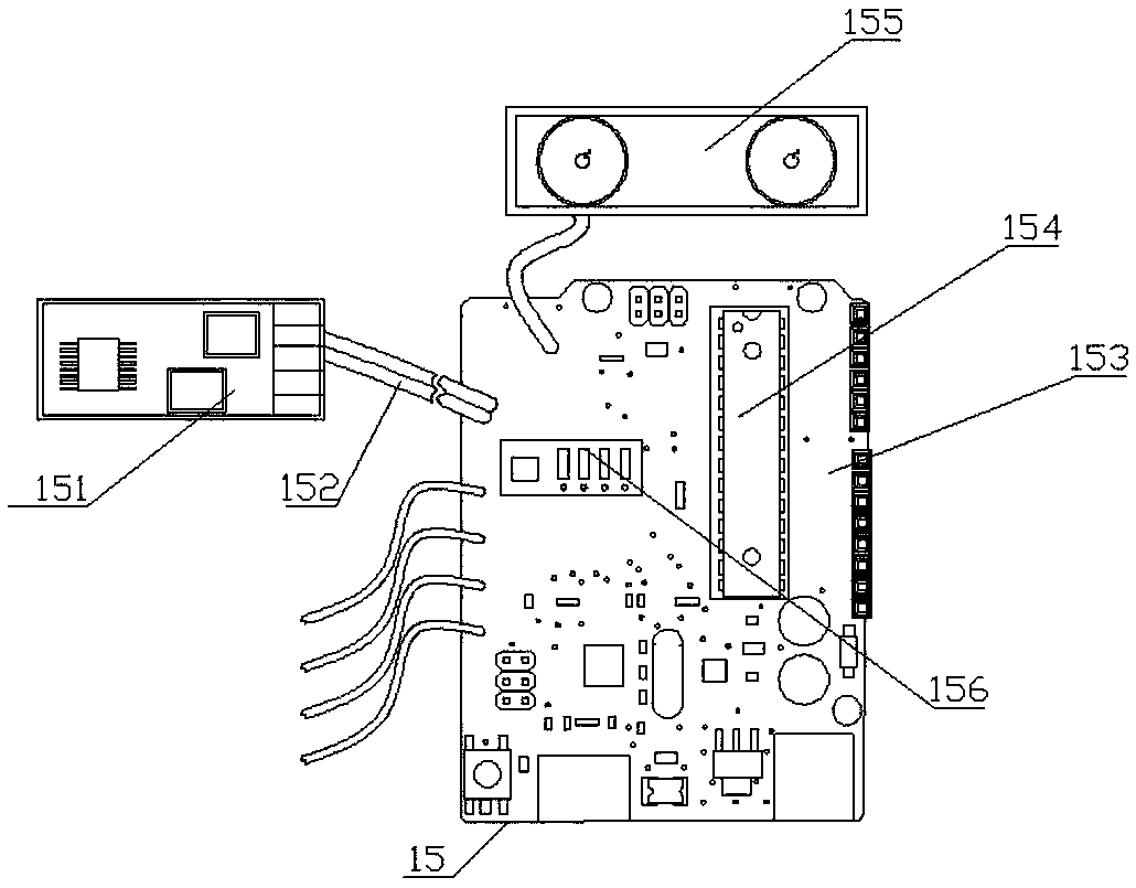 Discharge device of industrial mechanical claw