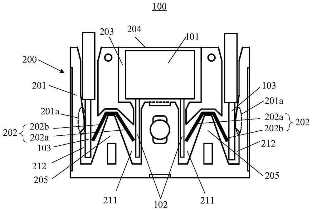 Shell device of wiring terminal, wiring terminal and lighting equipment