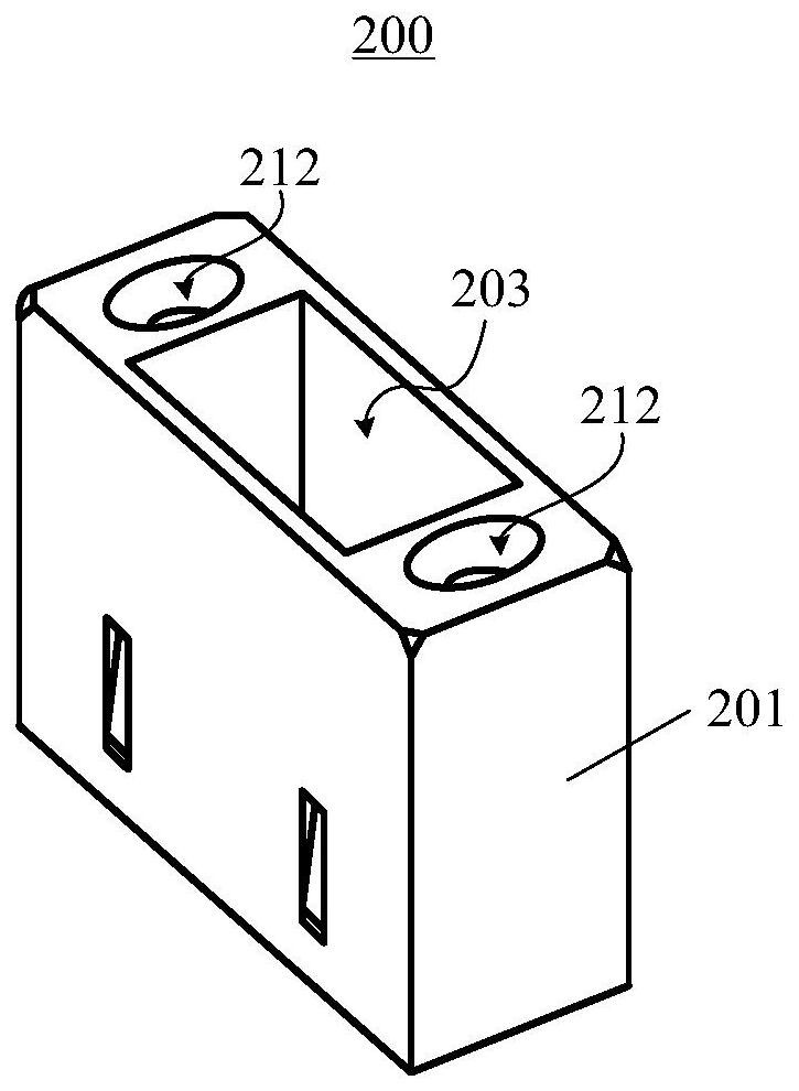 Shell device of wiring terminal, wiring terminal and lighting equipment