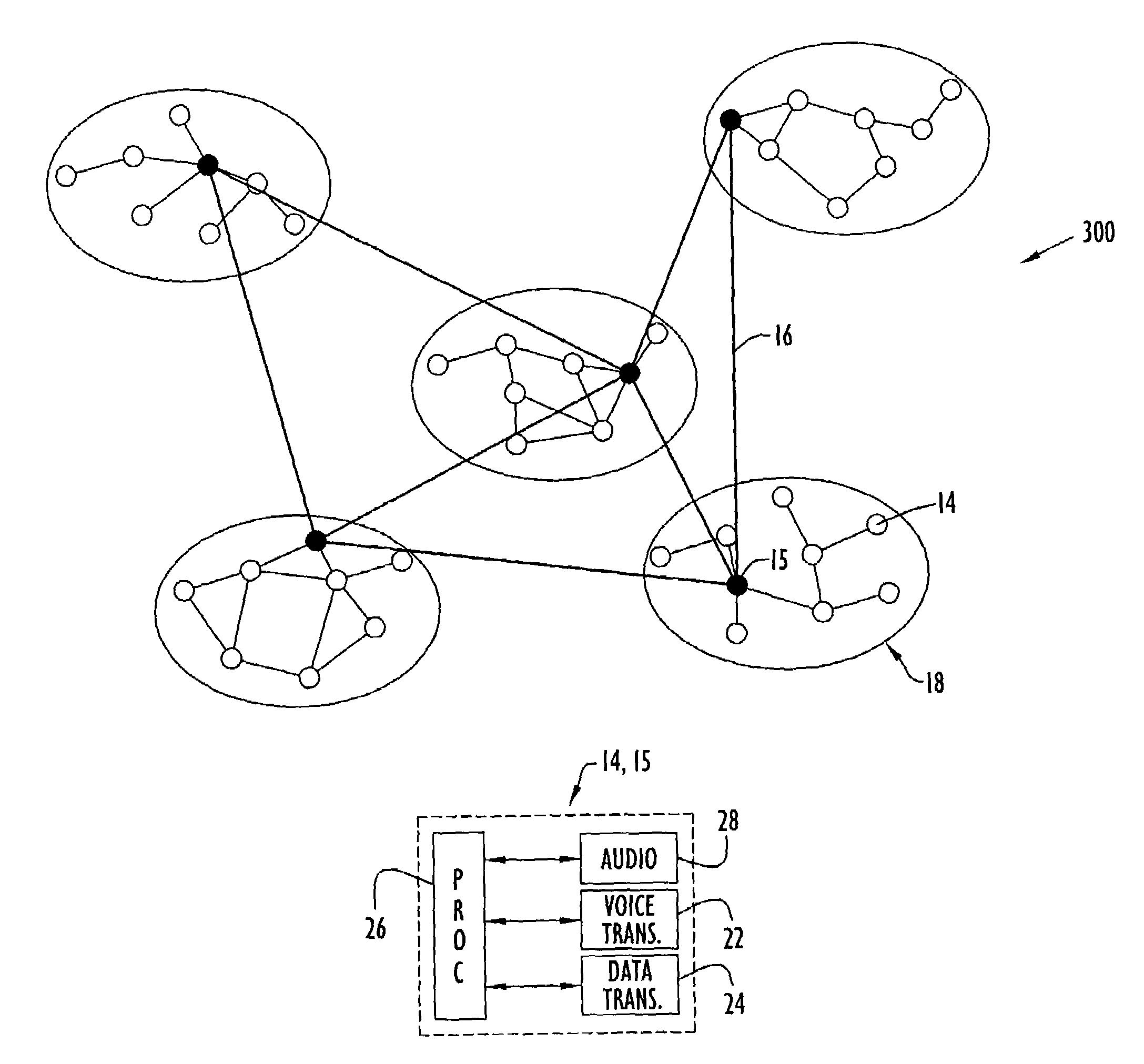 Method and apparatus for dynamic voice reservation within wireless networks