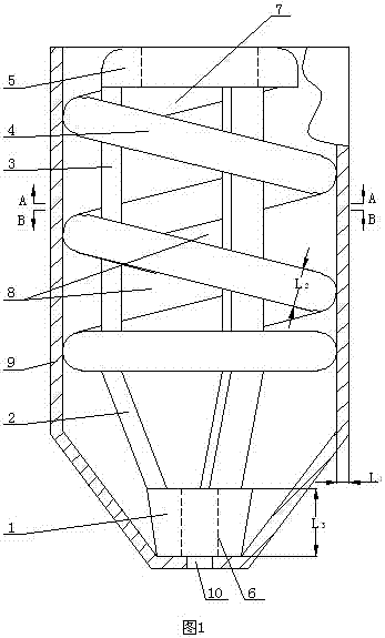 A spiral steel bar connector with a cone and its construction method