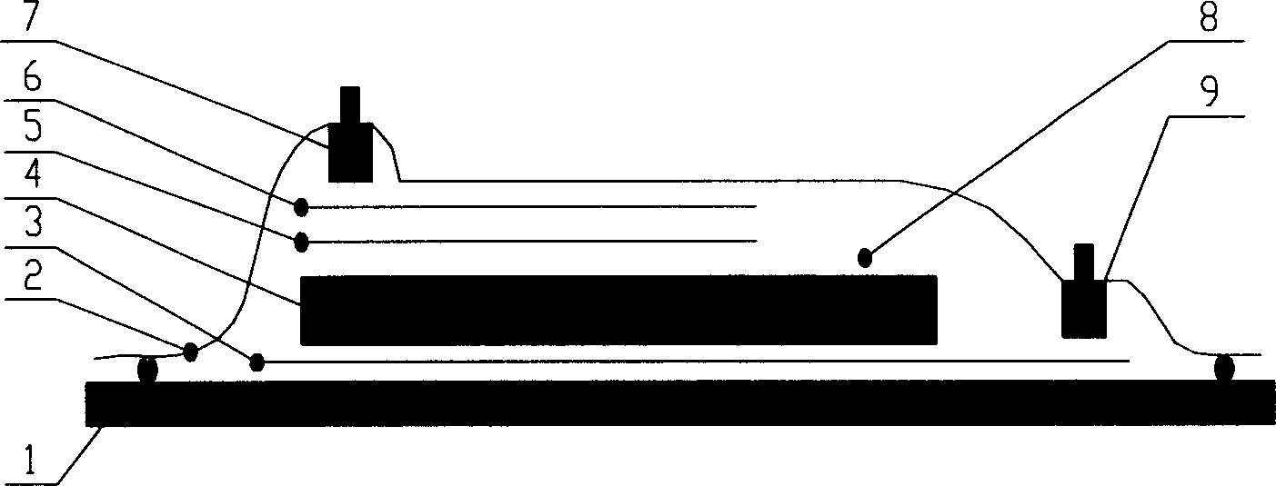 Composite material vacuum auxiliary forming process