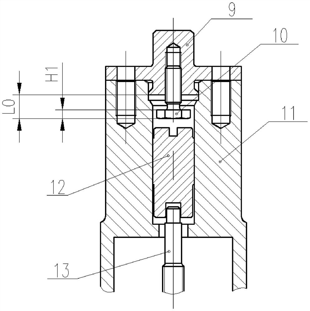 A test device and method for adjusting critical speed of aero-engine speed limiter