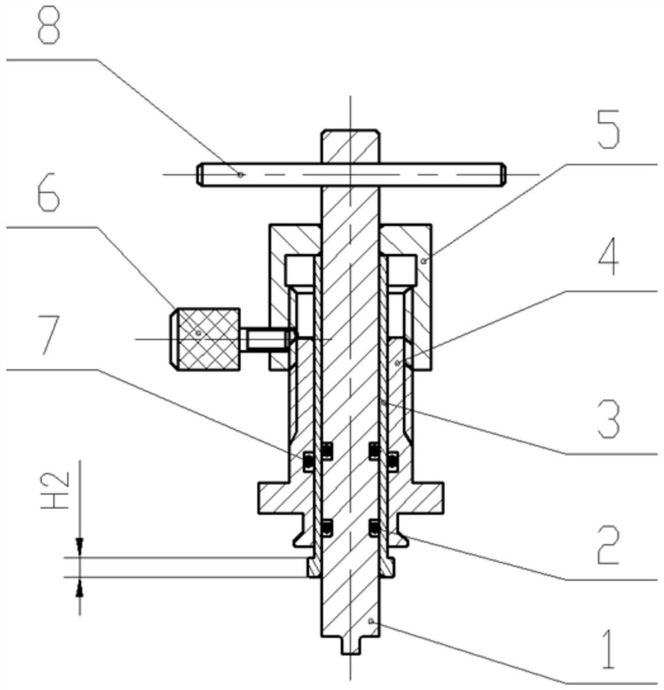 A test device and method for adjusting critical speed of aero-engine speed limiter