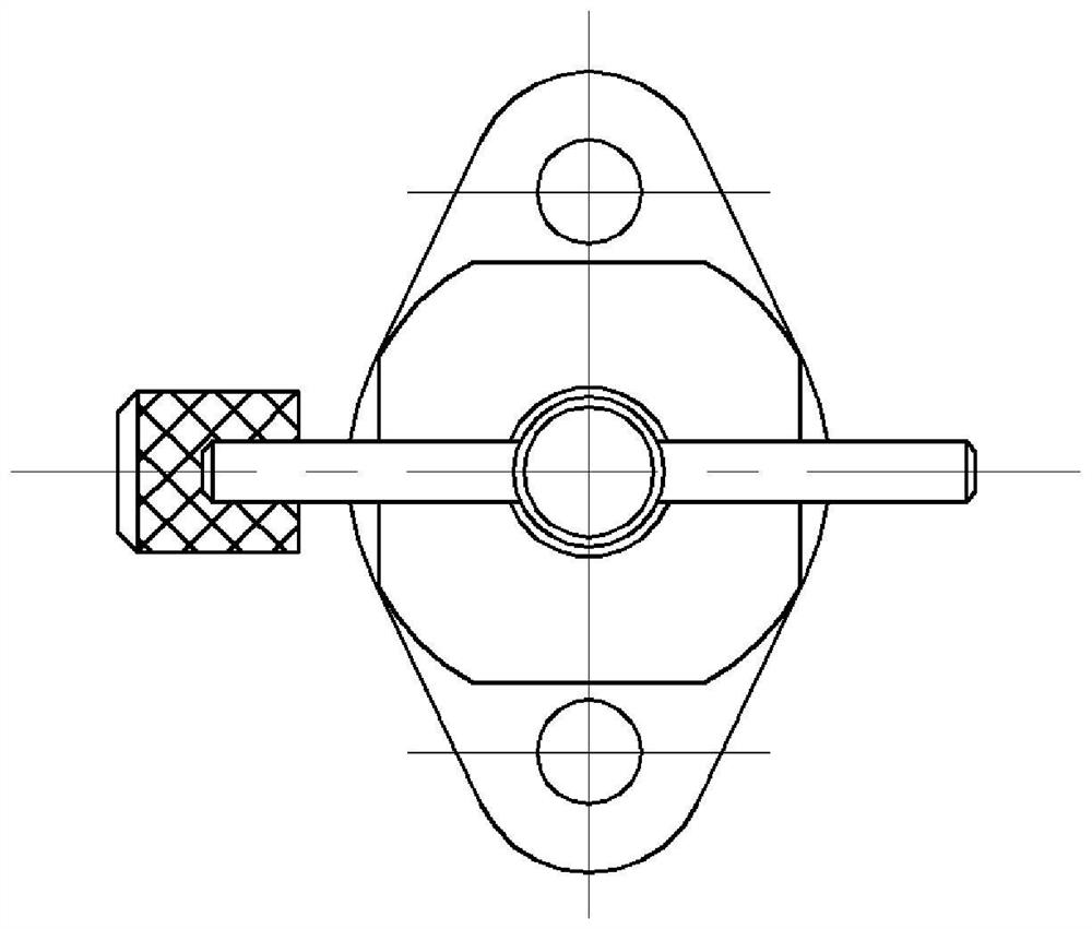 A test device and method for adjusting critical speed of aero-engine speed limiter