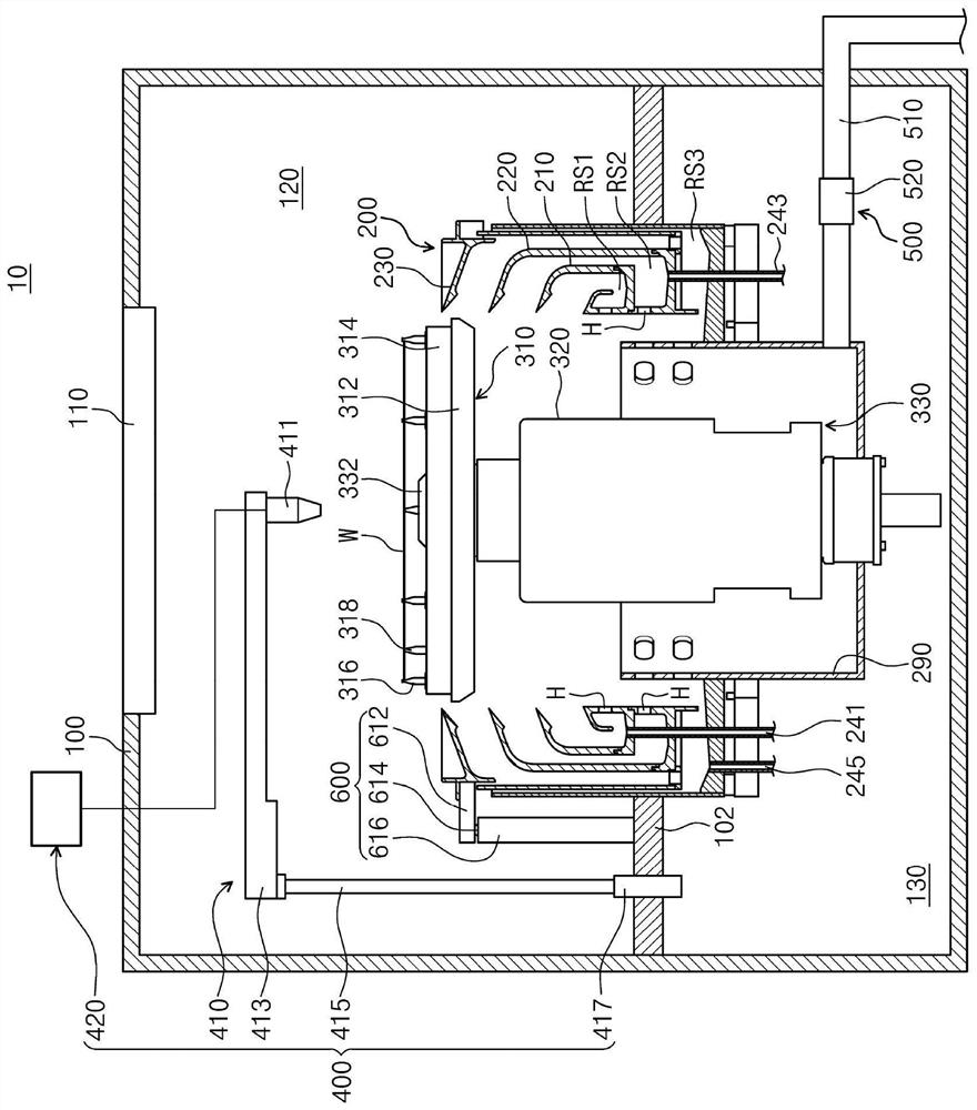 Support unit and apparatus for processing substrate